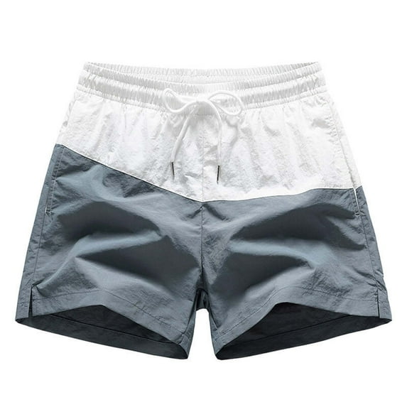 Njagoc3 Mens Vintage Denim Shorts, Faded Wash with Distressed Hem, Summer Retro Casual & Beach Vibes