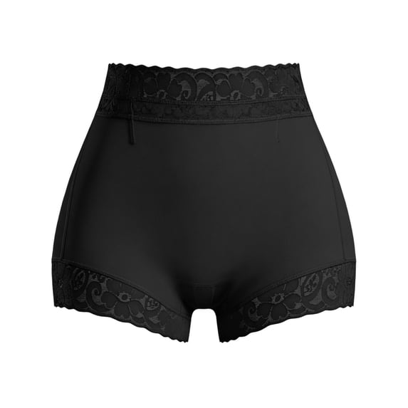 Njagoc3 Shapewear Panties for Women High Waisted Lace Trim Tummy Control Full Coverage Briefs