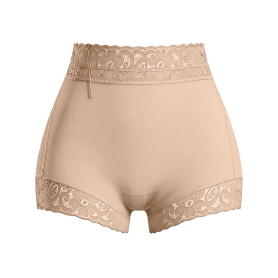 Njagoc3 Shapewear Panties for Women High Waisted Lace Trim Tummy Control Full Coverage Briefs