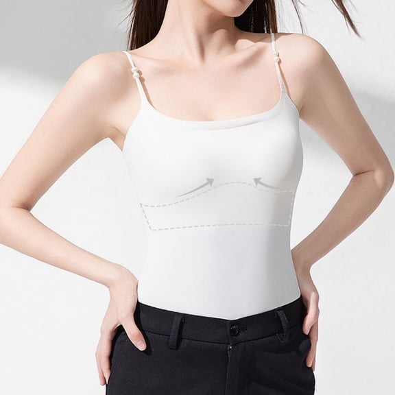 Njagoc3 Sleeveless Solid Color Bandeau Top for Women - Simple Style in Breathable Cotton Jersey