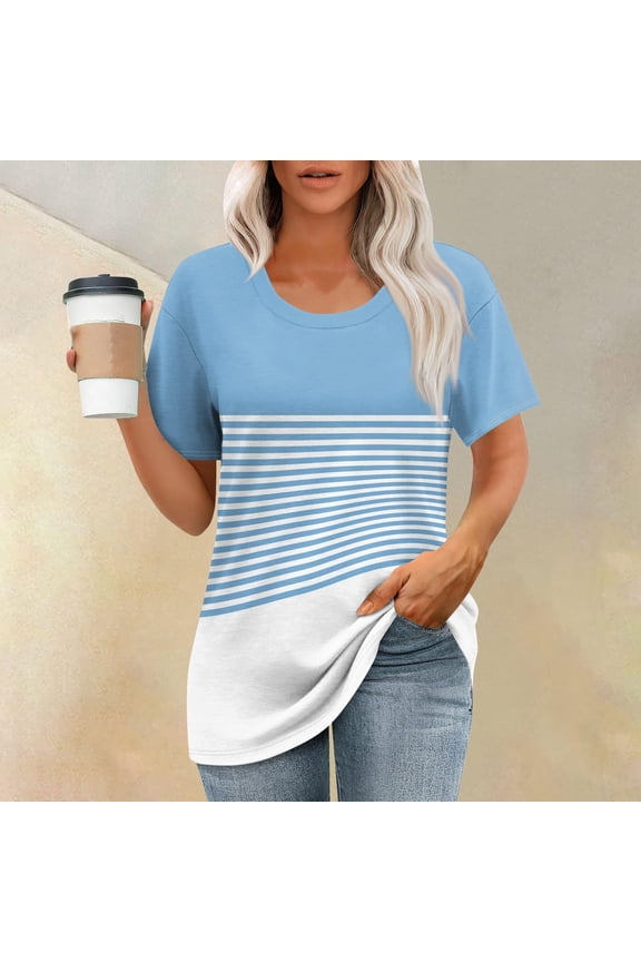 Unisex Organic Pinstripe Tee Fine Chalk Line Print GOTS Certified Cotton Gender-Neutral Essential