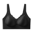 thumbnail image 1 of Njagoc3 Wireless Bras for Women Adjustable Breathable Bra Thin Lace Gather Bra Rimless Daily Bra, 1 of 6