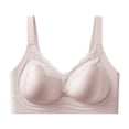 thumbnail image 1 of Njagoc3 Wireless Bras for Women Adjustable Breathable Bra Thin Lace Gather Bra Rimless Daily Bra, 1 of 6