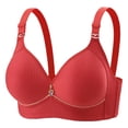 thumbnail image 1 of Njagoc3 Wireless Bras for Women Plus Size Breathable Gathered Non Magnetic Thin Cup Everyday Support Bra, 1 of 6