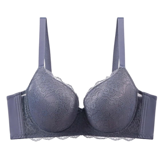 Njagoc3 Wireless Bras for Women Plus Size V Neck Lace Bowknot Fine Straps Everyday Comfortable Support Bra