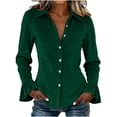 thumbnail image 1 of Njagoc3 Women Business Casual Tops Long Sleeve Blouse Button down Work Shirts Dressy Tops Summer Fall Fashion 2026, 1 of 6