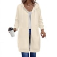 thumbnail image 1 of Njagoc3 Women Hooded Anorak Jacket Casual Lightweight Windbreaker Outerwear, 1 of 6