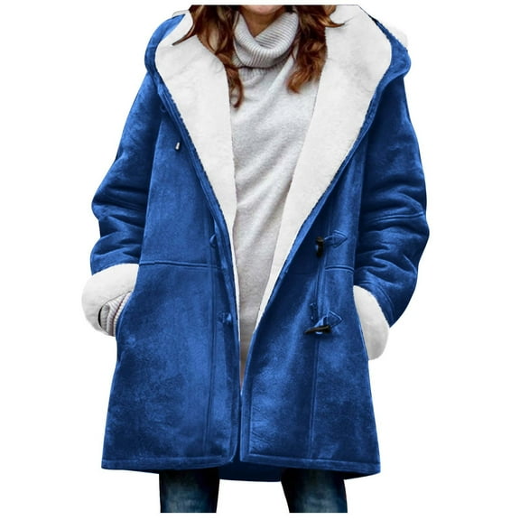 Njagoc3 Women Warm Quilted Jackets Long Sleeve Floral Soild Puffer Jacket Coats with Pockets
