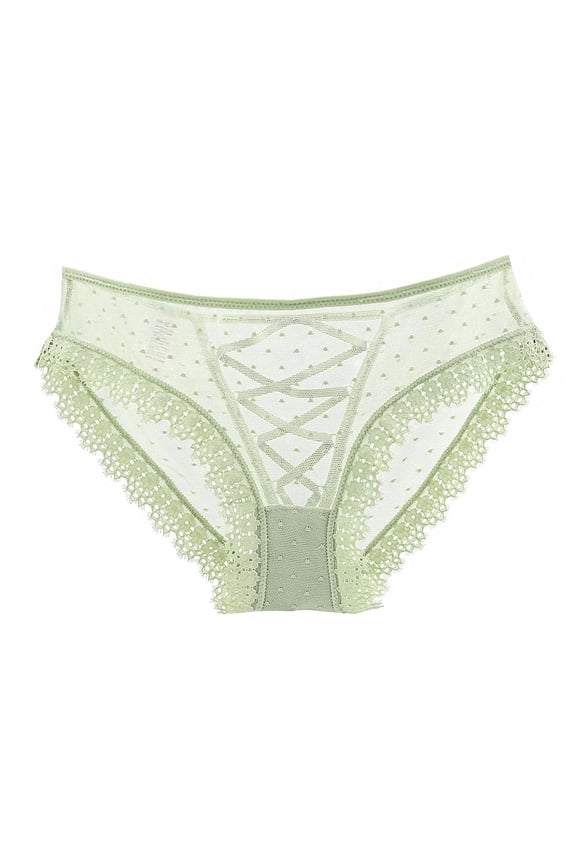 Women's Crisscross Strappy Lace Panties - Stylish Design Casual & Date Wear