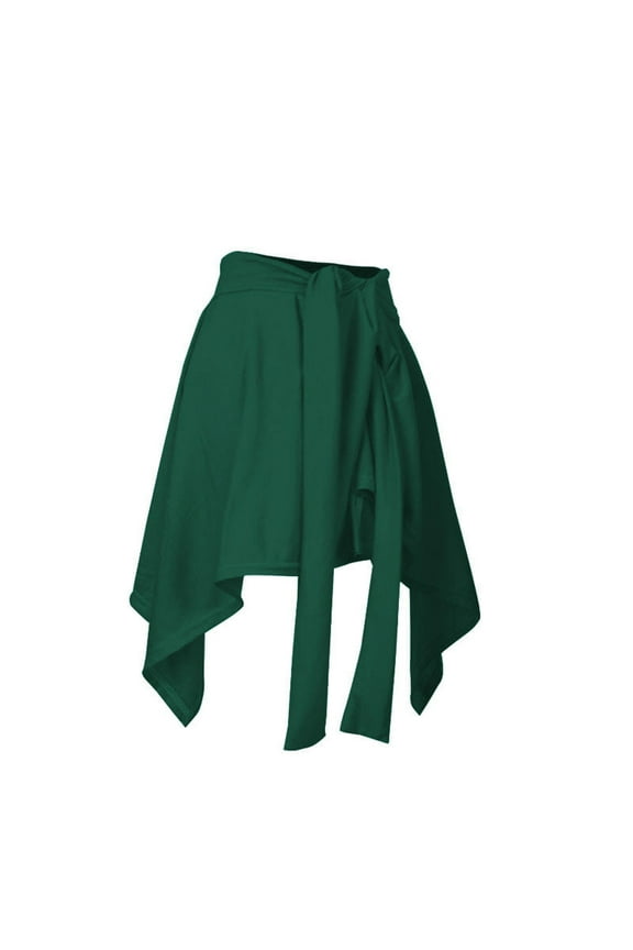 Women's Fashion Wrap Skirt - Yoga Dance Cover Up Skirt with Adjustable Ties, Flowy High Slit Ballet Skirt for Beach & Studio, Stylish Layered Hip Scarf