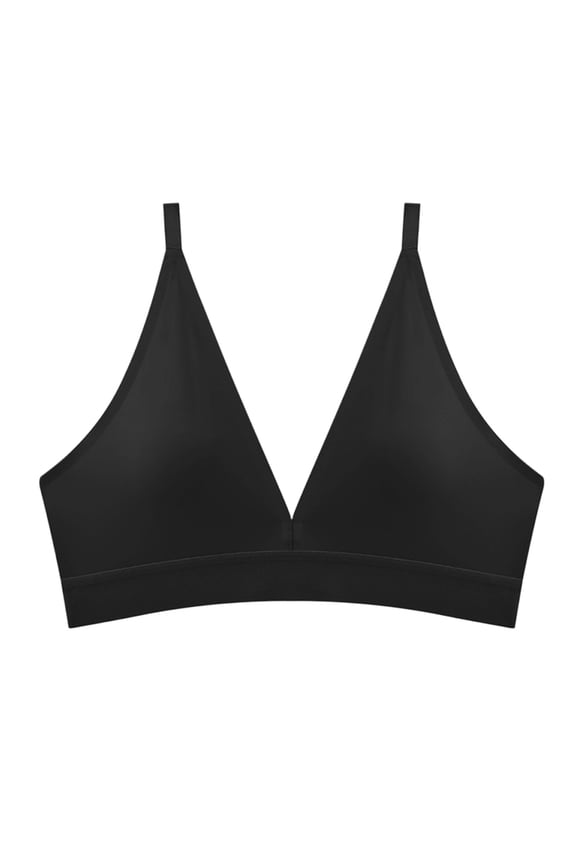 Women's Strappy Back Sports Bra Non Wire Push Up Fixed Padding Low Impact Dance Bra