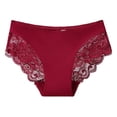 thumbnail image 1 of Njagoc3 Women's Wide-Band Lace Mid-Rise Panties - Supportive Romantic Everyday Wear, 1 of 1