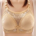 thumbnail image 1 of Njagoc3 Women's solid color without steel ring lace lace gathered and gathered accessory breast, 1 of 6
