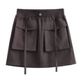thumbnail image 1 of Njagoc3 Womens Cargo Mini Skirt, Pocket Detail for Summer Casual & Outdoor, 1 of 5