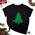 thumbnail image 1 of Njagoc3 Womens Classic Christmas Tree Tee - Essential Holiday Top for Family Gatherings, 1 of 6