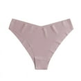 thumbnail image 1 of Njagoc3 Womens Combed Cotton Mid Rise Underwear Breathable Briefs No Ride Up Essential Everyday Panties, 1 of 4