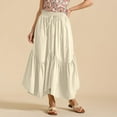 thumbnail image 1 of Njagoc3 Womens High - Waisted Flowy Utility - Style Maxi Skirt - Casual for Summer Lounging, 1 of 6