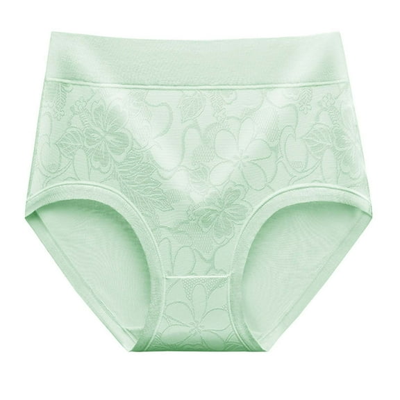 Njagoc3 Womens Ice Silk Underwear Solid Color Mid-Rise Antibacterial Gusset Lightweight Breathable Summer Style Walmart Exclusive