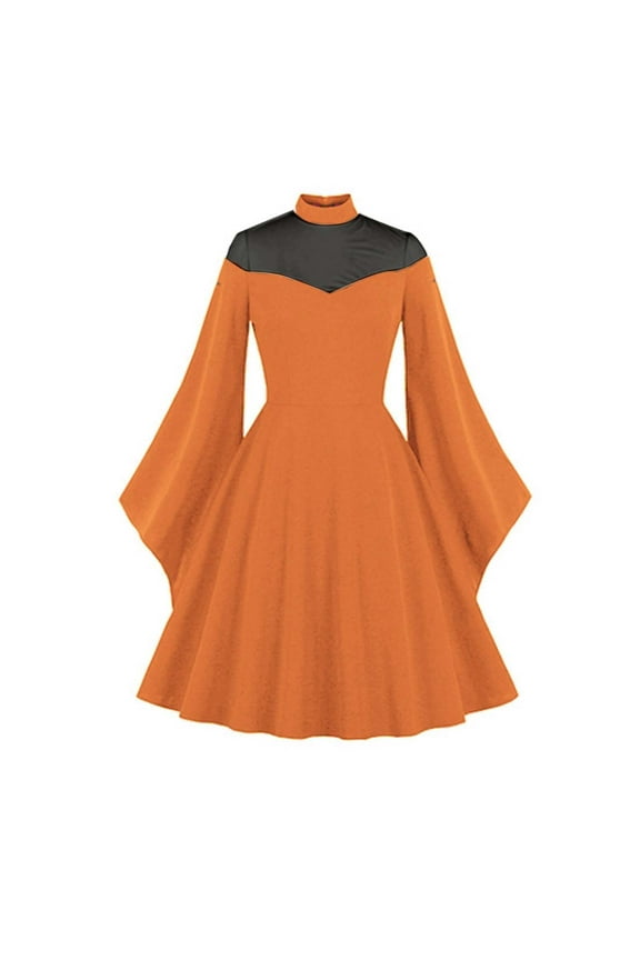 Womens Long Sleeve Off - Shoulder Gothic Mini Dress, Sheer Mesh, Halloween & Punk Party Outfit