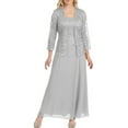 thumbnail image 1 of Njagoc3 Womens Long Sleeve Tie - Waist Maxi Dress, Solid Color, Casual Daily & Brunch Outfit, 1 of 6