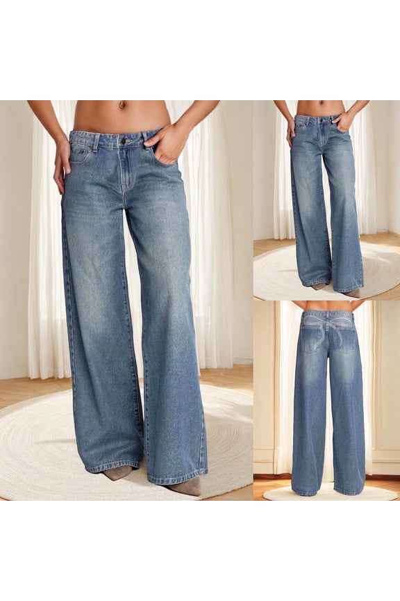 Womens Loose Cropped Trousers - Elastic Waist Trendy Prints Summer Beach & Vacation Essentials