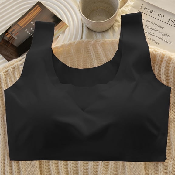 Njagoc3 Womens No Steel Ring Backless Seamless Push-Up U-Shaped Beautiful Back Underwear Everyday Bras