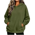 thumbnail image 1 of Njagoc3 Womens Oversized Hoodies Fleece Sweatshirts Long Sleeve Sweaters Pullover Fall Clothes with Pocket, 1 of 6