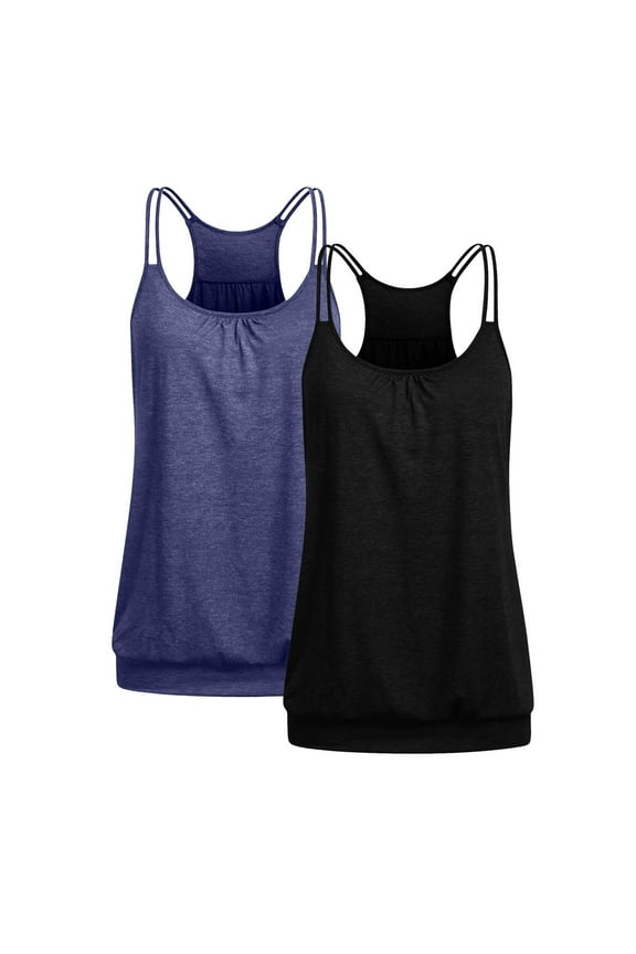 Womens Quick - Dry Athletic Sleeveless Tank, Crew Neck, Moisture - Wicking, Summer Gym & Training Wear