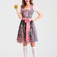 thumbnail image 1 of Njagoc3 Womens Short Sleeve Dirndl Dress, Oktoberfest & Folk Festival Wear, German Theme Party Outfit, 1 of 6
