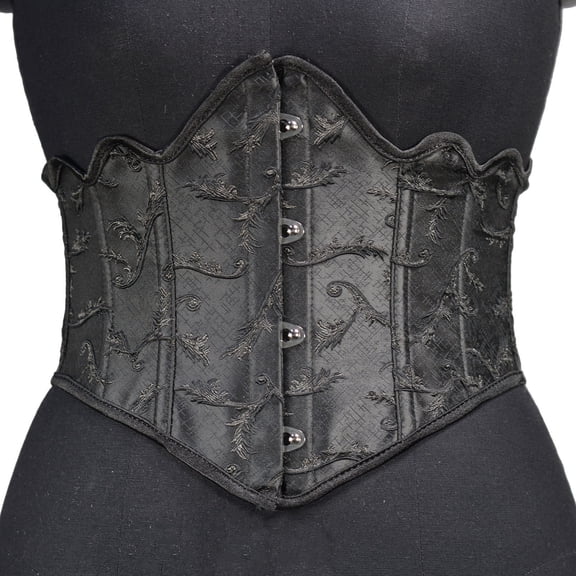 Njagoc3 Womens Sleeveless Floral Corset Top, Boned Bustier Design, Stylish Party & Cosplay Outfit