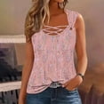 thumbnail image 1 of Njagoc3 Womens Sleeveless Tiered Hem Tank Top, Square Neck, Flowy Fit, Summer Beach & Party Wear, 1 of 6