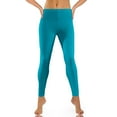 thumbnail image 1 of Njagoc3 Womens Solid Color Elastic Waistband Skinny Yoga Leggings High Stretch Long Pants for Workout & Daily Wear, 1 of 6