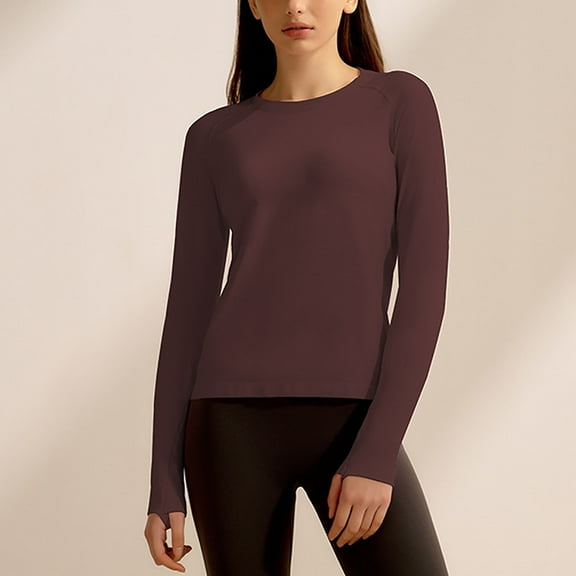 Njagoc3 Womens Solid Color Knit Sweater, Slim Fit, Long Sleeve, Basic Fall & Winter Top