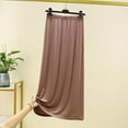 thumbnail image 1 of Njagoc3 Womens Solid Color Modal Thin Pocket Drawstring Pleated Base Skirt Aline Skirt Half Length Skirt, 1 of 5