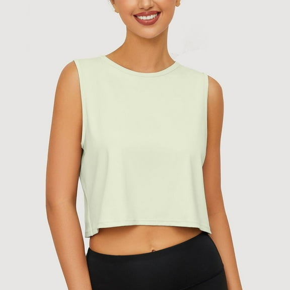 Njagoc3 Womens Spaghetti - Strap Round - Neck Satin Flowy Cami Top - Luxe for Summer Nights