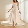 thumbnail image 1 of Njagoc3 Womens Strapless A - Line Midi Dress, Solid Color for Summer Evening & Party Events, 1 of 6