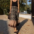thumbnail image 1 of Njagoc3 Womens Tiered Boho Print Midi Skirt for Summer Casual & Vacation Wear, 1 of 6