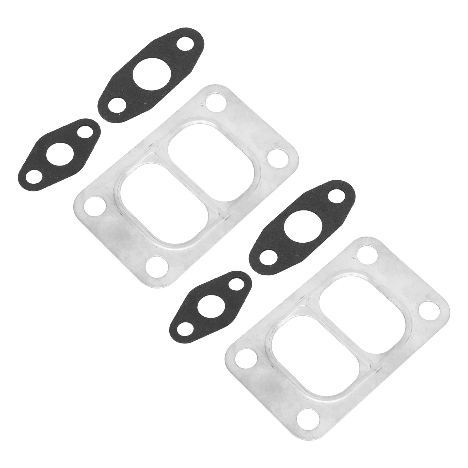 Njide 2 Pcs Turbo Gasket Set Turbocharger Oil Inlet Outlet Divided