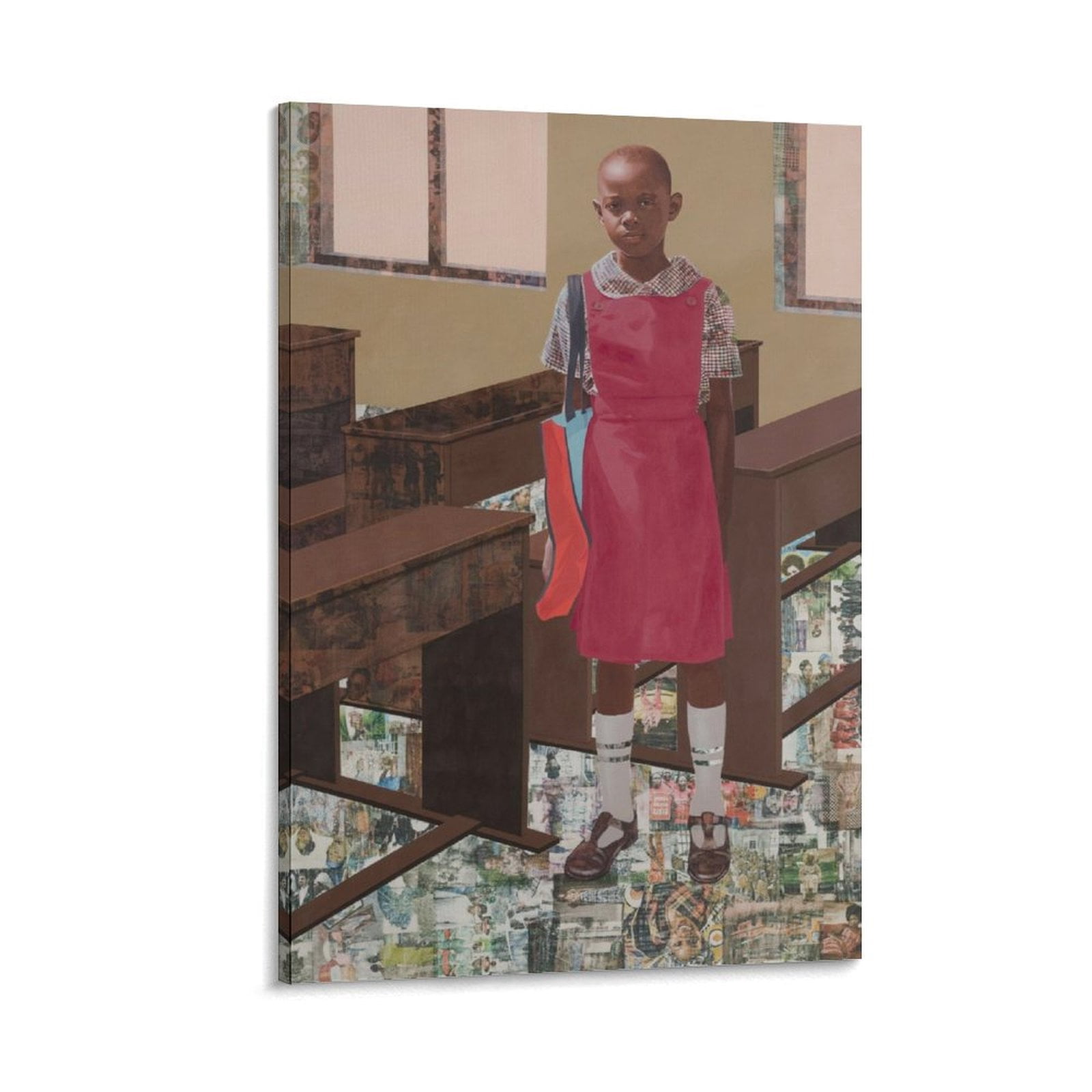 Njideka Akunyili Crosby America Poster Painter Artworks Canvas Poster ...