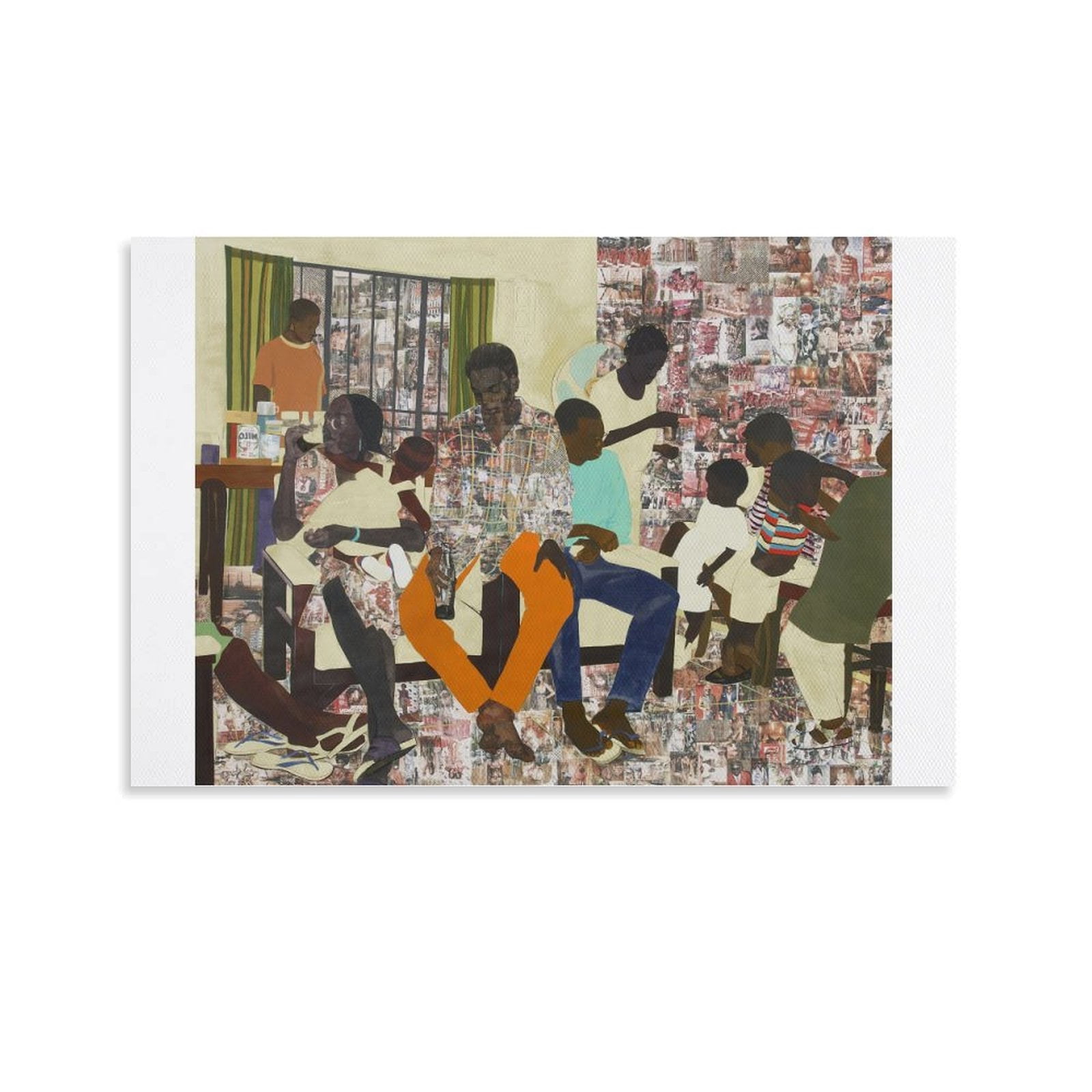 Njideka Akunyili Crosby American Artist Poster Picture Print Canvas ...