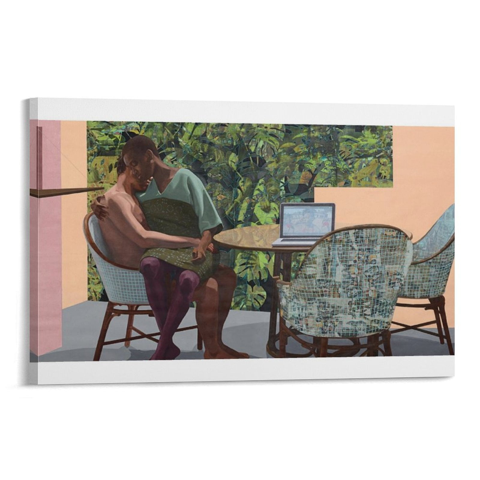 Njideka Akunyili Crosby American Artist Print Canvas Poster Wall Art ...