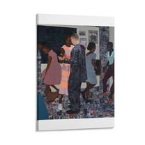 Njideka Akunyili Crosby Artist American Poster Poster Decorative Painting Canvas Wall Art Living Room Posters Bedroom Painting 16x24inch(40x60cm)