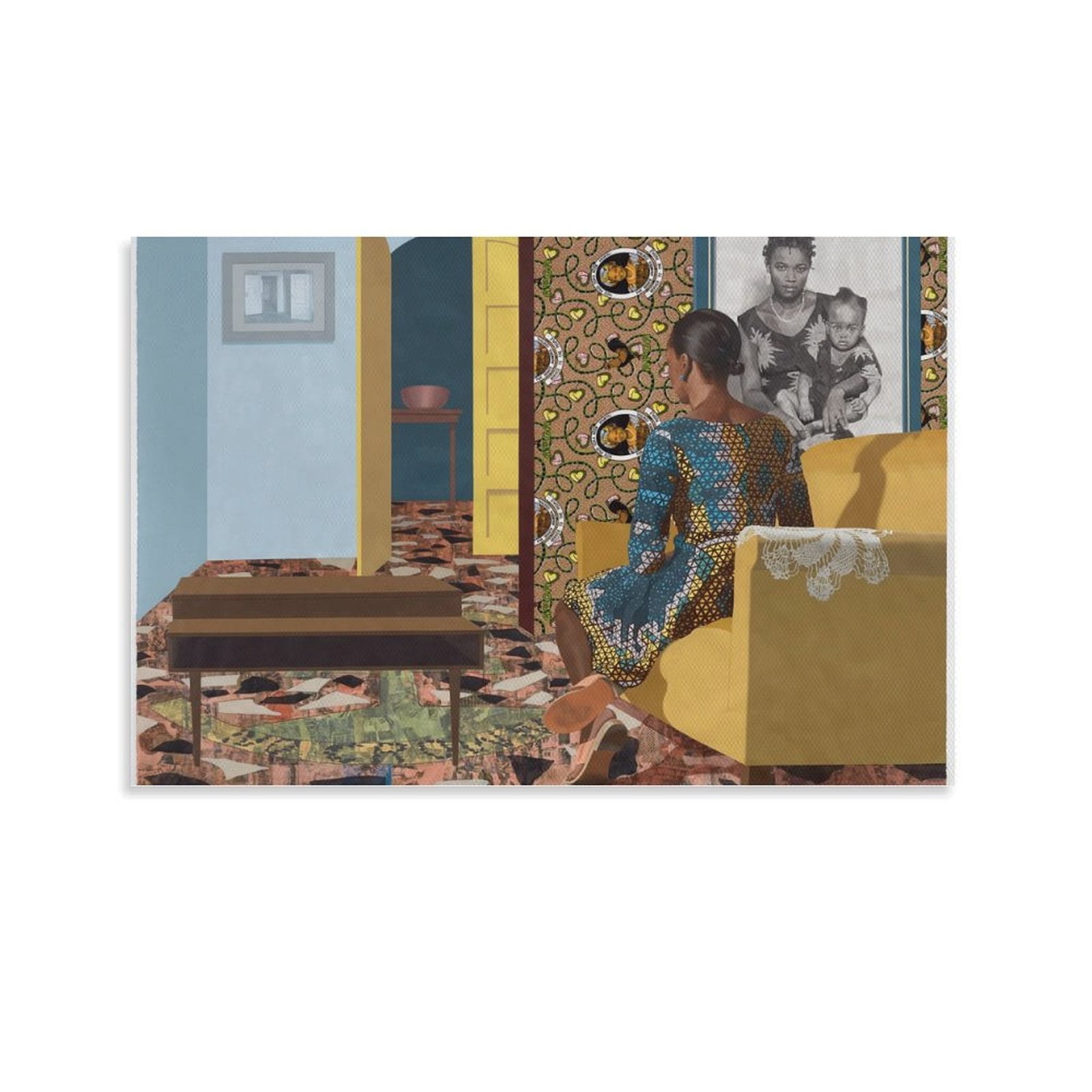 Njideka Akunyili Crosby Artist Painting Poster Room Aesthetic Poster ...