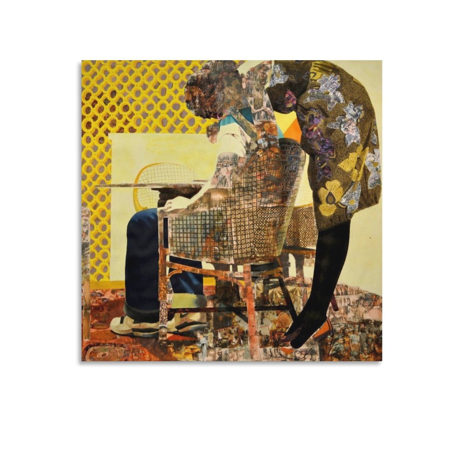 Njideka Akunyili Crosby Artist Poster Painter Canvas Poster Wall Art ...