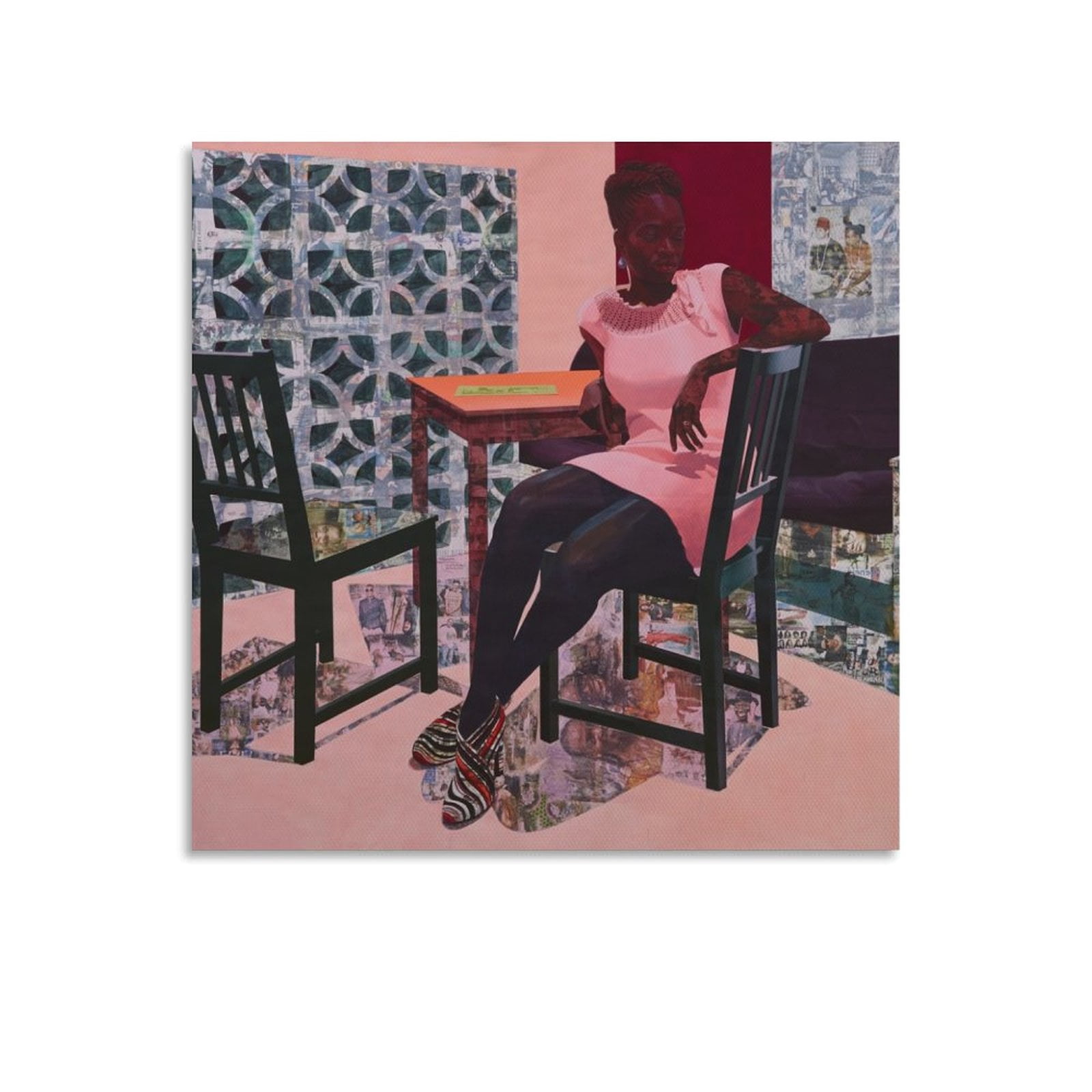 Njideka Akunyili Crosby Artist Poster Painting American Artworks ...