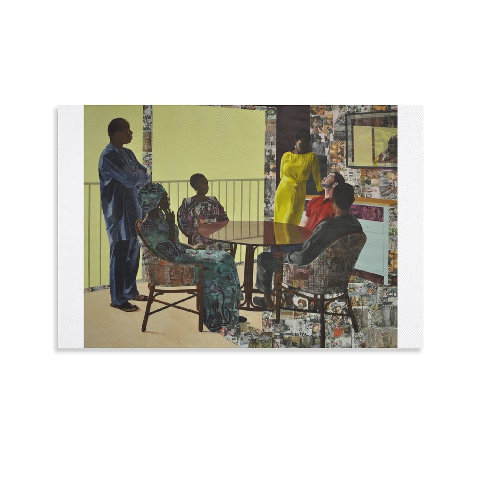 Njideka Akunyili Crosby Poster American Artist Artworks Canvas Poster ...
