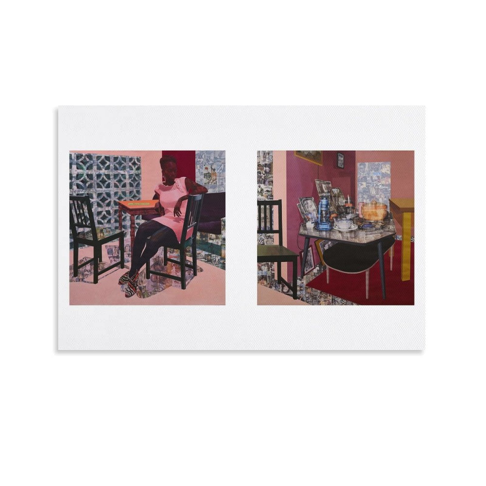 Njideka Akunyili Crosby Poster Painter Artworks Canvas Poster Room ...