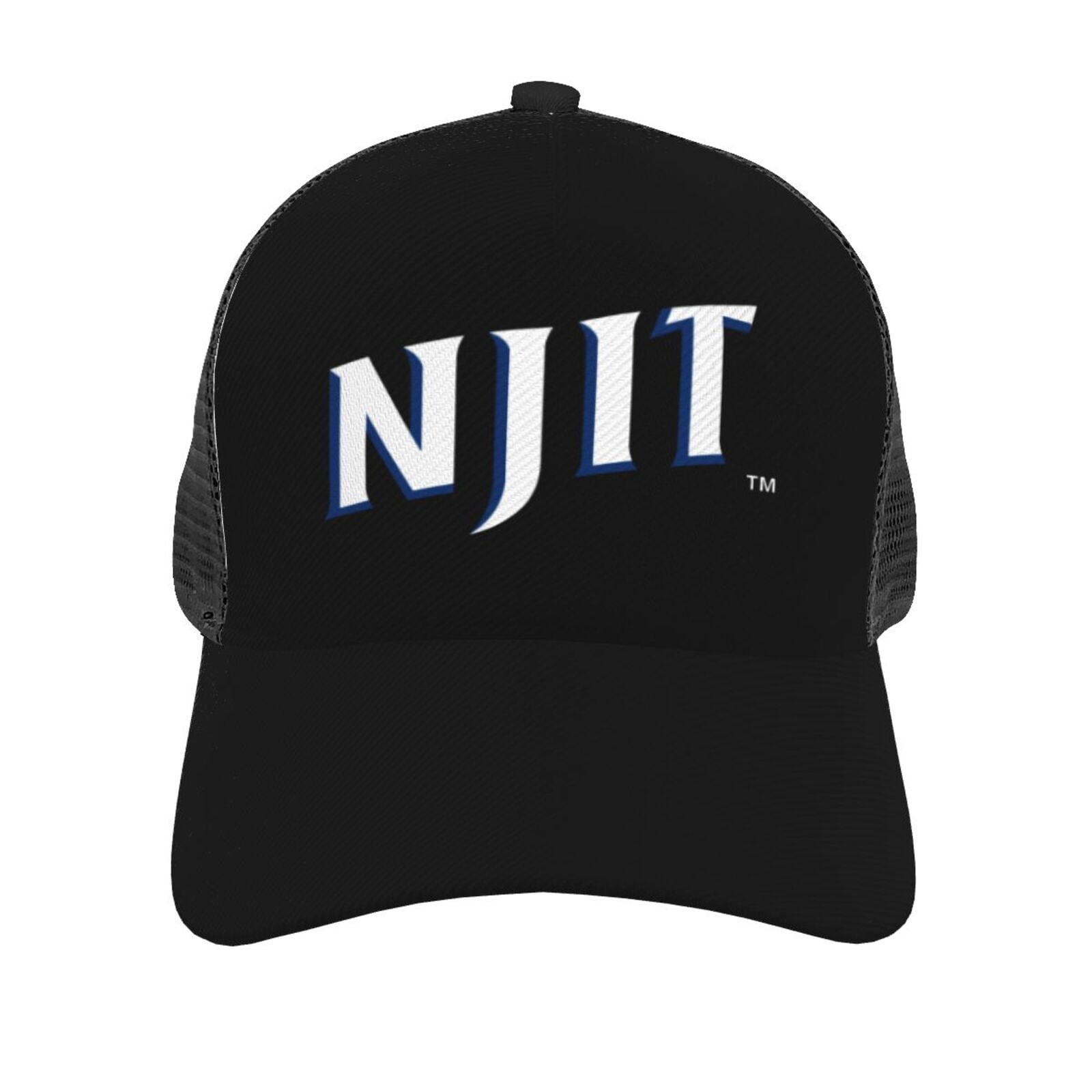 Njit Curved Brim Mesh Baseball Cap Casual Sun Hat For Unisex