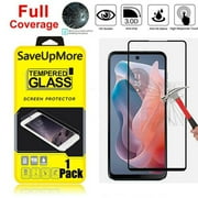 Njjex [1-Pack] for Motorola Moto G Power 2024 Tempered Glass Screen Protector, Full Screen Coverage, Anti-Scratch, Anti-Fingerprint, Bubble Free