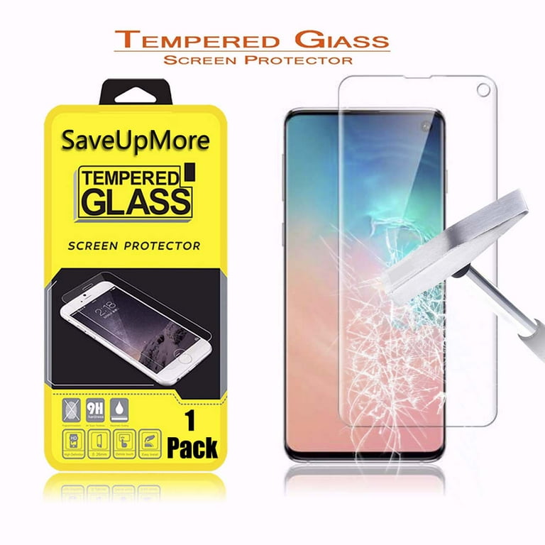 Njjex [1-Pack] for Samsung Galaxy S10 S10E S10+ S10 Plus Tempered